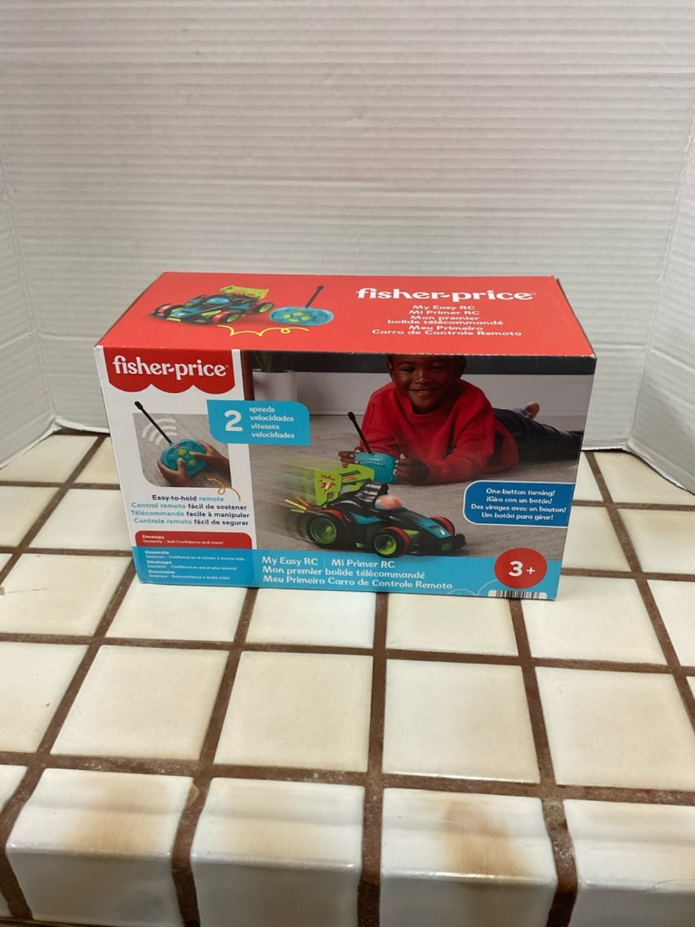 Fisher-Price My Easy RC Remote Control Car - Green and Blue